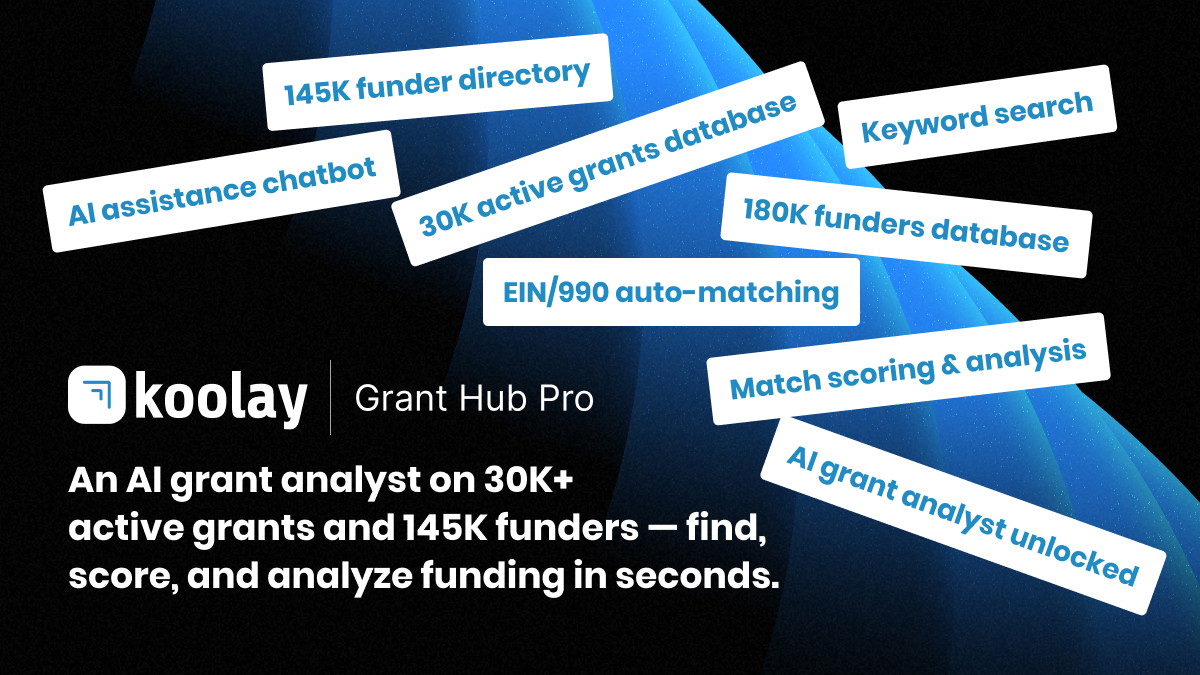 AI match scoring and analysis breakdown for a grant opportunity in GrantHub Pro